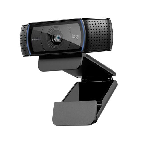 Webcam Logitech C920 HD, Appels et Enregistrements Vidéo Full HD 1080p Gaming Stream Deux Microphones État correct - Logitech reconditionné disponible sur Fnac