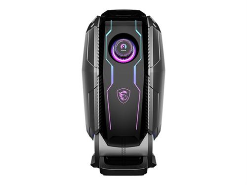 MSI MEG Aegis Ti5 12VTE 002EU - Tour jeux - Core i9 12900K / jusqu'à 5.2 GHz - RAM 128 Go - SSD 2 To - NVMe, HDD 3 To - GF RTX 3080 - Gigabit Ethernet, 2.5 Gigabit Ethernet, IEEE 802.11ax (Wi-Fi 6E), Bluetooth 5.2 - Win 11 Pro - moniteur : aucun - noir État correct - N/A reconditionné disponible sur Fnac