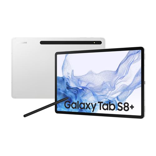 Acheter Tablette tactile Samsung Galaxy Tab S8+ 12.4"" Wifi 128 Go Argent État correct - 896,99 € Tablette tactile Samsung Galaxy Tab S8+ 12.4"" Wifi 128 Go Argent État correct - Samsung reconditionné disponible sur Fnac