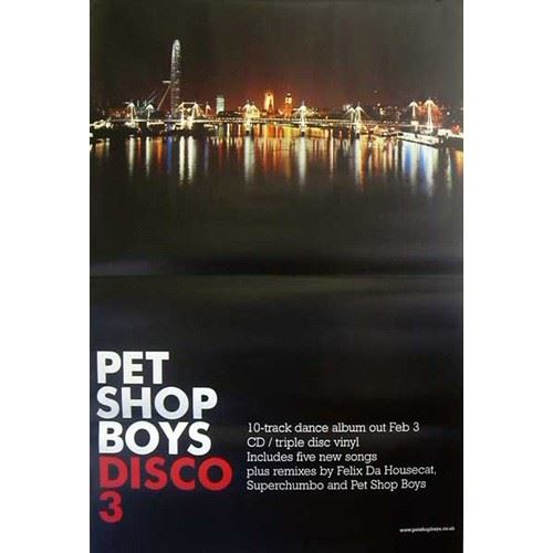 Pet Shop Boys - 100x150 cm - AFFICHE / POSTER État correct - N/A reconditionné disponible sur Fnac