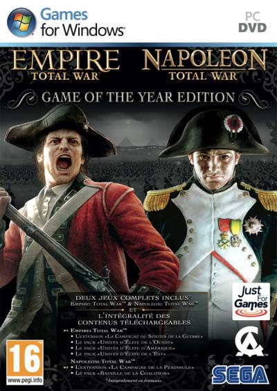 Empire Total War + Napoleon Total War PC État correct - Just for Games reconditionné disponible sur Fnac