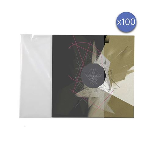 Accessoire platine vinyle Enova Hifi Lot de 100 pochettes pour disques vinyle 33 tours PEV 100 33T État correct - Enova Hifi reconditionné disponible sur Fnac