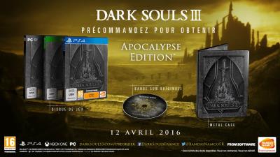 Dark Souls III Apocalypse Edition Xbox One État correct - Bandai Namco reconditionné disponible sur Fnac