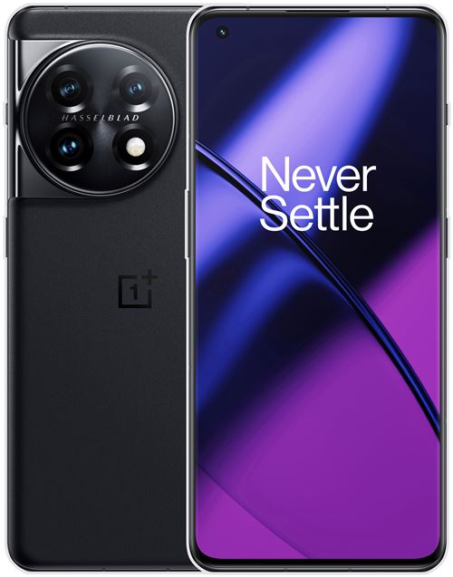 OnePlus 11 5G - 5G smartphone - double SIM - RAM 8 Go / Mémoire interne 128 Go - écran OEL - 6.7"" - 3216 x 1440 pixels (120 Hz) - 3 x caméras arrière 50 MP, 48 MP, 32 MP - front camera 16 MP - noir titane
