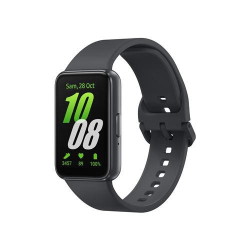 Bracelet connecté Samsung Galaxy Fit3 Gris État correct - Samsung reconditionné disponible sur Fnac