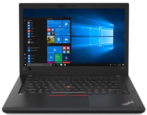 PC portable Lenovo ThinkPad T480 14"" Full HD Intel® Core™ i5 8 Go RAM 256 Go SSD Noir Reconditionné Premium État correct - Lenovo reconditionné disponible sur Fnac