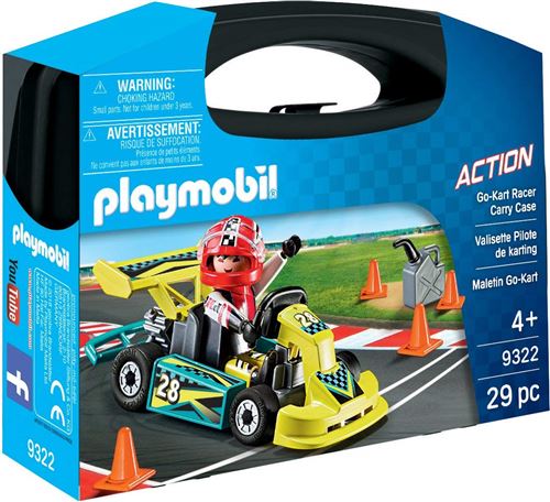 Playmobil Action 9322 Valisette Pilote de karting État correct - Playmobil reconditionné disponible sur Fnac