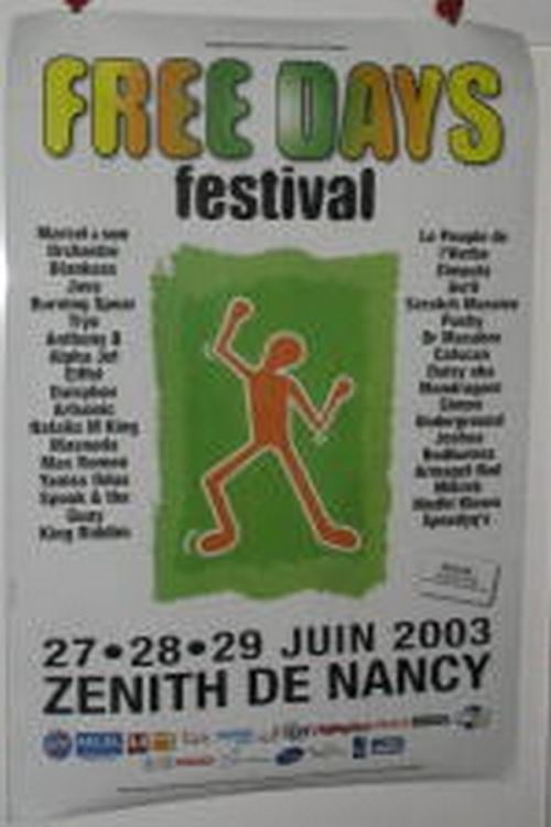 TRYO Festival Free days - 80x120 cm - AFFICHE / POSTER État correct - N/A reconditionné disponible sur Fnac