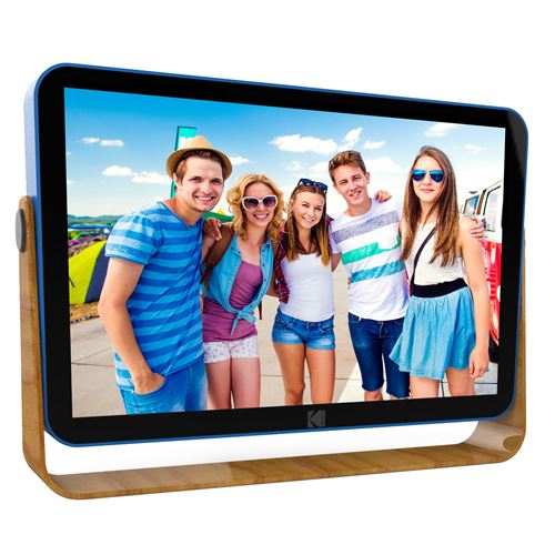 Acheter Cadre photo numérique Kodak 10"" Ecran tactile WiFi Bleu État correct - 109,99 € Cadre photo numérique Kodak 10"" Ecran tactile WiFi Bleu État correct - Kodak reconditionné disponible sur Fnac