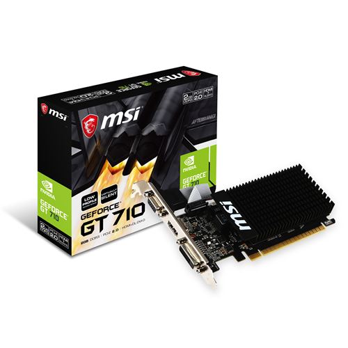 Carte graphique MSI Nvidia GeForce GT 710 2GD3H LP