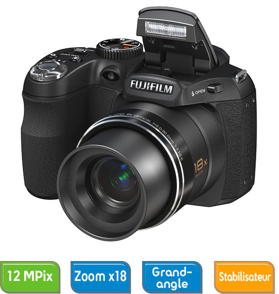 Fujifilm FinePix S2500HD Noir État correct - Fujifilm reconditionné disponible sur Fnac