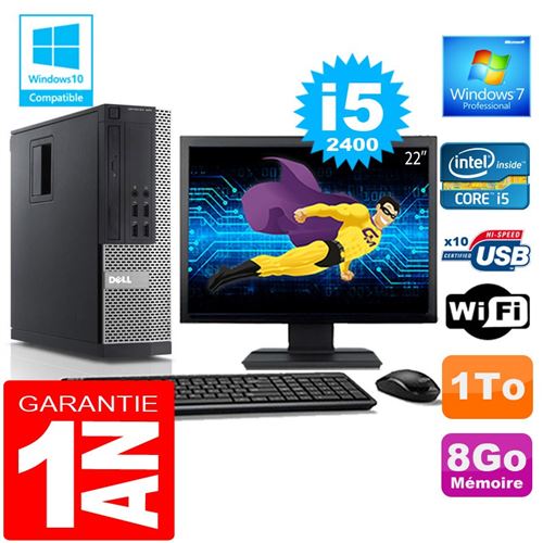 Acheter Pc dell 990 sff core i5-2400 ram 8go disque 1 to wifi w7 ecran 22' État correct - 239,00 € Pc dell 990 sff core i5-2400 ram 8go disque 1 to wifi w7 ecran 22' État correct - Dell reconditionné disponible sur Fnac