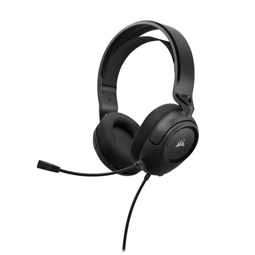 Casque gaming filaire Corsair HS35 Surround v2 multi-plateforme Carbone État correct - Corsair reconditionné disponible sur Fnac