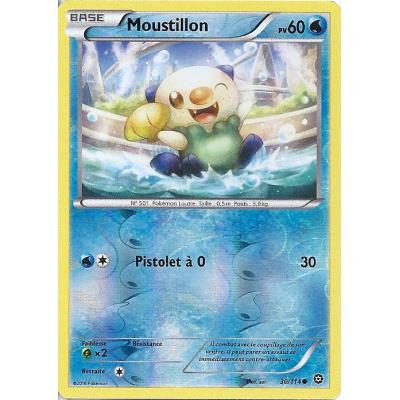 Carte Pokemon - XY11 - Offensive Vapeur - Moustillon - PV 60 - 30/114 - Holo Reverse - VF État correct - Asmodee reconditionné disponible sur Fnac