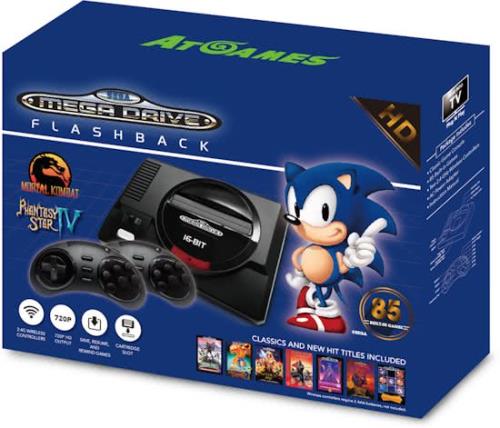 Pack Sega Mini Console Mega Drive HD + 2 manettes sans fil État correct - Sega reconditionné disponible sur Fnac