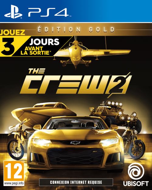 The Crew 2 Edition Gold PS4 État correct - Ubisoft reconditionné disponible sur Fnac