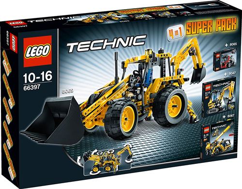 Acheter Lego Technic - 66397 - Jeu de Construction - Super Pack 4 en 1 État correct - 689,99 € Lego Technic - 66397 - Jeu de Construction - Super Pack 4 en 1 État correct - Lego reconditionné disponible sur Fnac