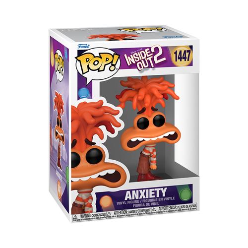 Figurine Funko Pop Disney Vice-Versa Inside Out 2 Anxiety État correct - Funko reconditionné disponible sur Fnac