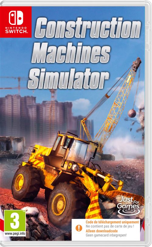 Acheter Construction Machine Simulator Code in a box Nintendo Switch État correct - 16,00 € Construction Machine Simulator Code in a box Nintendo Switch État correct - Just for Games reconditionné disponible sur Fnac