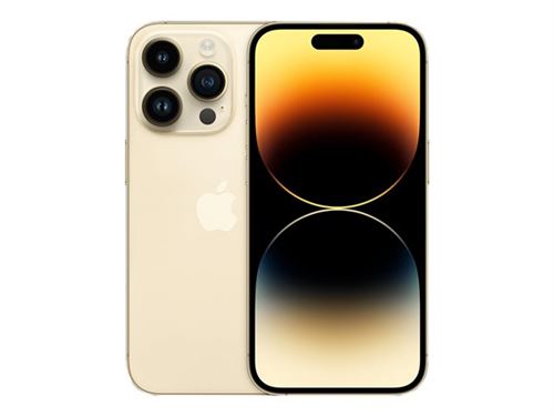 Acheter Apple iPhone 14 Pro - 5G smartphone - double SIM / Mémoire interne 128 Go - écran OEL - 6.1"" - 2556 x 1179 pixels (120 Hz) - 3 x caméras arrière 48 MP, 12 MP, 12 MP - front camera 12 MP - or État correct - 509,35 € Apple iPhone 14 Pro - 5G smartphone - double SIM / Mémoire interne 128 Go - écran OEL - 6.1"" - 2556 x 1179 pixels (120 Hz) - 3 x caméras arrière 48 MP, 12 MP, 12 MP - front camera 12 MP - or État correct - N/A reconditionné disponible sur Fnac