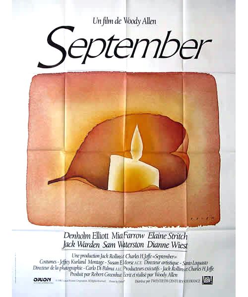 September AFFICHE CINEMA ORIGINALE État correct - N/A reconditionné disponible sur Fnac