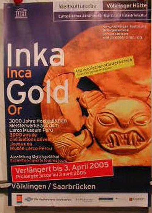 Inca Gold - 60x85 cm - AFFICHE / POSTER État correct - N/A reconditionné disponible sur Fnac