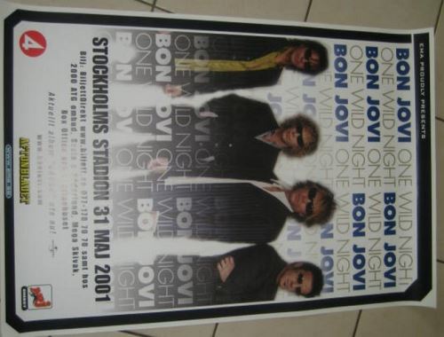 BON JOVI - 50x70 cm - AFFICHE / POSTER État correct - N/A reconditionné disponible sur Fnac