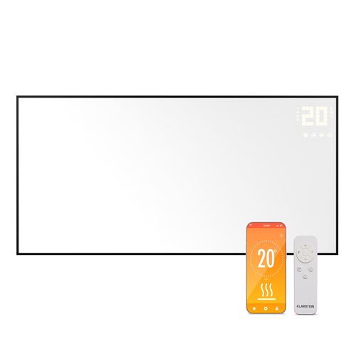 Klarstein Chauffage infrarouge Smart Radiateur infrarouge 130 x 65 cm Application 770 W Blanc État correct - N/A reconditionné disponible sur Fnac