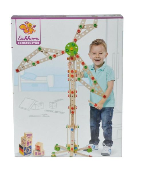 Jeu de construction Eichhorn Eolienne 300 pièces 8 en 1 État correct - Eichhorn reconditionné disponible sur Fnac