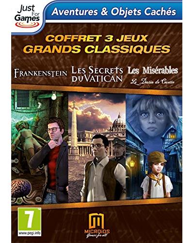 Coffret 3 jeux Grands Classiques PC État correct - Just for Games reconditionné disponible sur Fnac