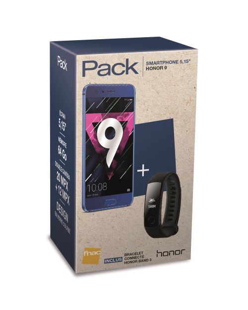 Acheter Pack Fnac Smartphone Honor 9 Double SIM 64 Go Bleu + Bracelet connecté Band 3 Noir État correct - 195,99 € Pack Fnac Smartphone Honor 9 Double SIM 64 Go Bleu + Bracelet connecté Band 3 Noir État correct - Honor reconditionné disponible sur Fnac
