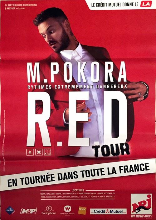 M POKORA - 80x120 cm - AFFICHE / POSTER État correct - N/A reconditionné disponible sur Fnac