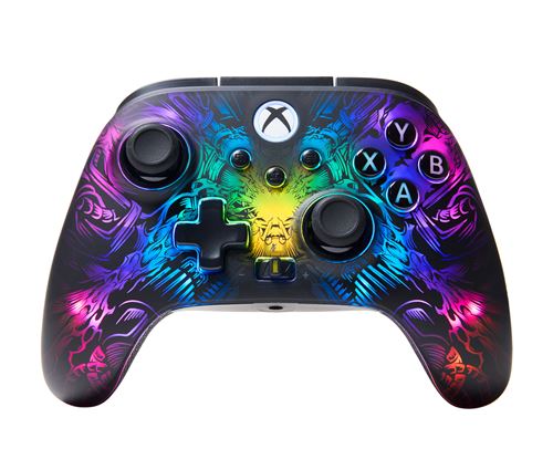 Manette sans fil PowerA Fusion Pro Lumectra pour PC Xbox 360 Xbox Series X et S Noir État correct - PowerA reconditionné disponible sur Fnac