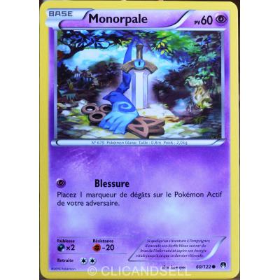 Acheter carte Pokémon 60/122 Monorpale 60 PV XY - Rupture Turbo NEUF FR État correct - 16,00 € carte Pokémon 60/122 Monorpale 60 PV XY - Rupture Turbo NEUF FR État correct - Pokémon reconditionné disponible sur Fnac