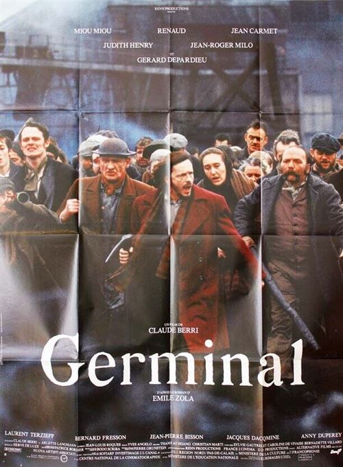 Affiche de Cinéma Originale - Germinal - 1992 - Miou-Miou, Renaud - 120x160cm État correct - N/A reconditionné disponible sur Fnac