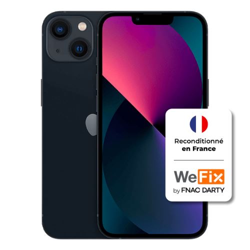 Acheter Apple iphone 13 - Grade C - 256GB - Noir Reconditionné en France par WeFix État correct - 389,00 € Apple iphone 13 - Grade C - 256GB - Noir Reconditionné en France par WeFix État correct - N/A reconditionné disponible sur Fnac
