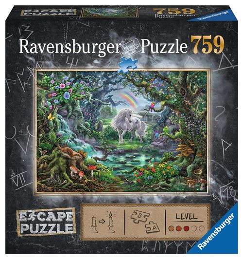 Acheter Puzzle 759 pièces Ravensburger La licorne État correct - 23,70 € Puzzle 759 pièces Ravensburger La licorne État correct - Ravensburger reconditionné disponible sur Fnac