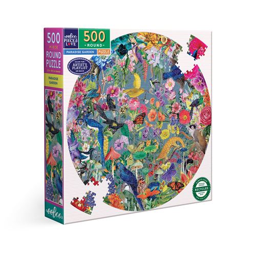 Puzzle 500 pièces Eeboo Paradise Garden État correct - Eeboo reconditionné disponible sur Fnac