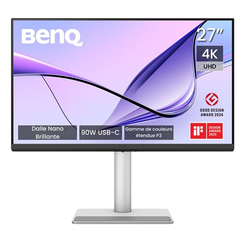 Ecran PC BenQ MA270UP 27"" 4K UHD pour MacBook Pro et Air Argent État correct - BenQ reconditionné (offre indisponible)