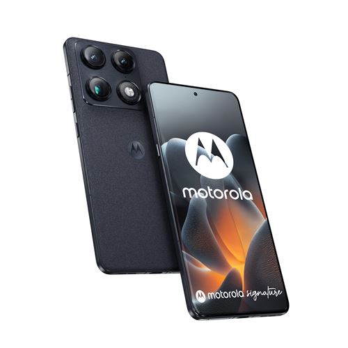 Smartphone Motorola Signature 6,8” 5G Double SIM 512 Go Bleu Carbon État correct - Motorola reconditionné disponible sur Fnac