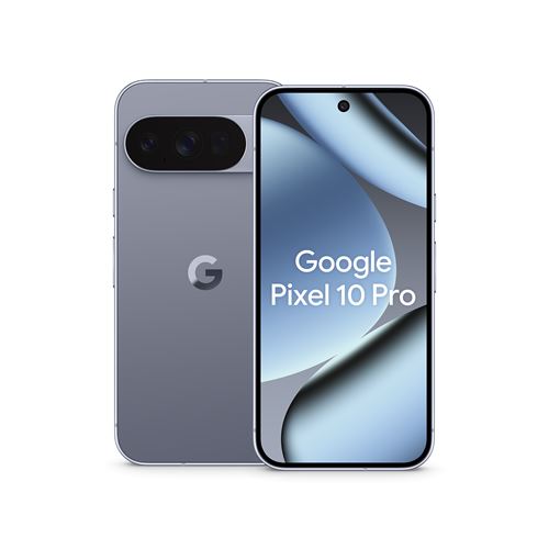 Smartphone Google Pixel 10 Pro 6,3"" 5G Double SIM 128 Go Quartz Gris État correct - Google reconditionné disponible sur Fnac