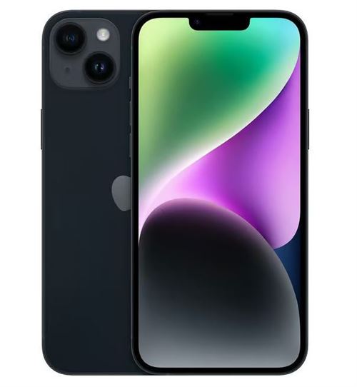 iPhone 14 Plus Double SIM 6,7 128 Go noir Reconditionnné avec Batterie neuve État correct - N/A reconditionné disponible sur Fnac