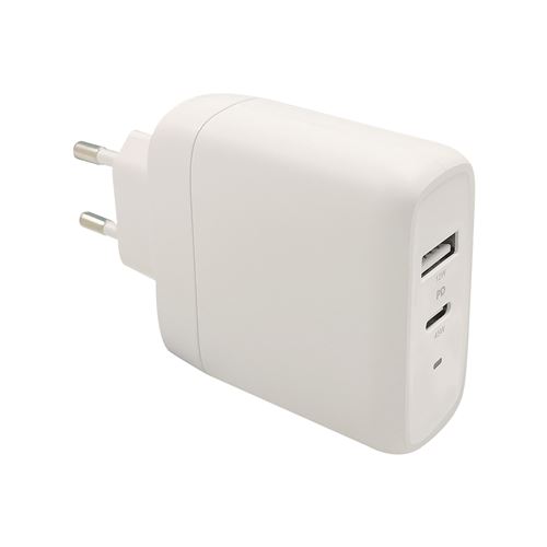 Chargeur secteur pour tablette et smartphone Blanc + Câble USB-C 1 m État correct - N/A reconditionné disponible sur Fnac