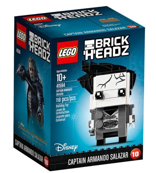 LEGO® BrickHeadz 41594 Capitaine Armando Salazar État correct - Lego reconditionné disponible sur Fnac