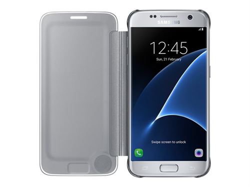 Acheter Etui Samsung Clear View Argent pour Galaxy S7 État correct - 75,32 € Etui Samsung Clear View Argent pour Galaxy S7 État correct - Samsung reconditionné disponible sur Fnac