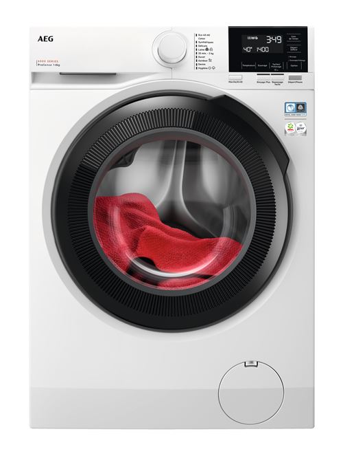 LAVE-LINGE FRONTAL - Serie 6000 Prosense - Capacite maxi du tambour (kg):8 - Vitesse dessorage maxi commerciale (tr/min):1400 - Nouvelle classe energetique:A - État correct - AEG reconditionné disponible sur Fnac