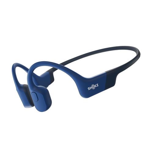 Casque de sport sans fil à conduction osseuse Shokz Bluetooth Bleu État correct - Shokz reconditionné disponible sur Fnac