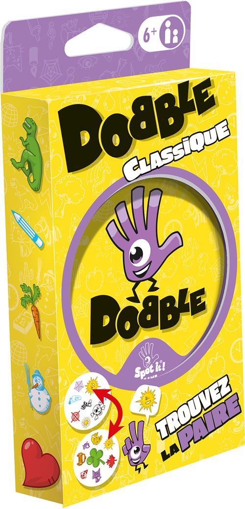 Jeu de cartes Asmodee Dobble Classique État correct - Asmodee reconditionné disponible sur Fnac
