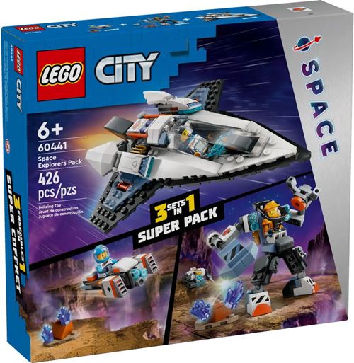 Acheter LEGO® City 60441 Pack Les explorateurs de l’espace État correct - 69,99 € LEGO® City 60441 Pack Les explorateurs de l’espace État correct - N/A reconditionné disponible sur Fnac