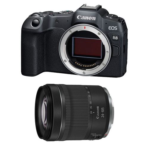EOS R8 + RF 24-105mm f/4-7.1 IS STM État correct - N/A reconditionné disponible sur Fnac